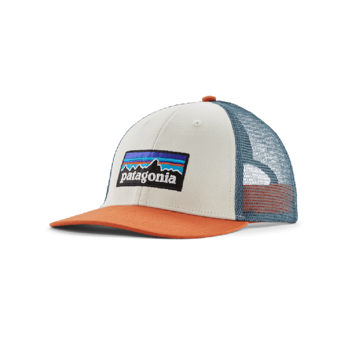 Kapa s šiltom P-6 Logo LoPro Trucker Hat (White w/Redtail Rust)