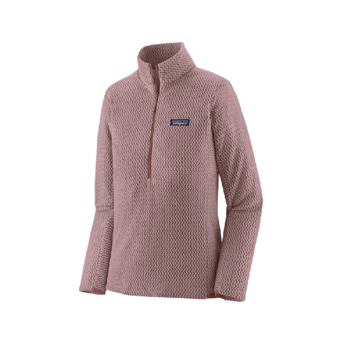 Ženski flis R1 AIR ZIP NECK (Stormy Mauve)