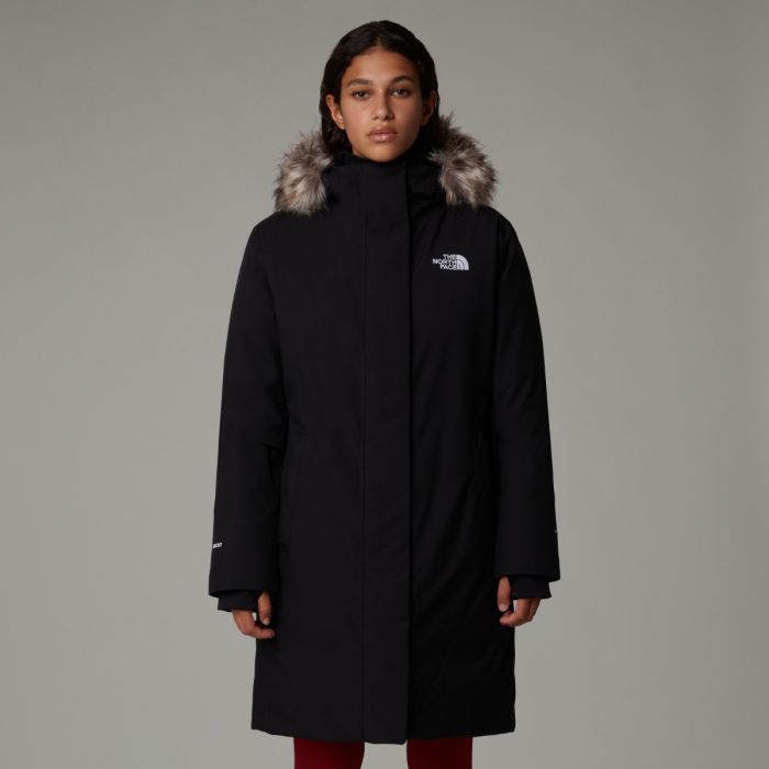 Ženski nepremočljiv puhast plašč ARCTIC PARKA (TNF BLACK)