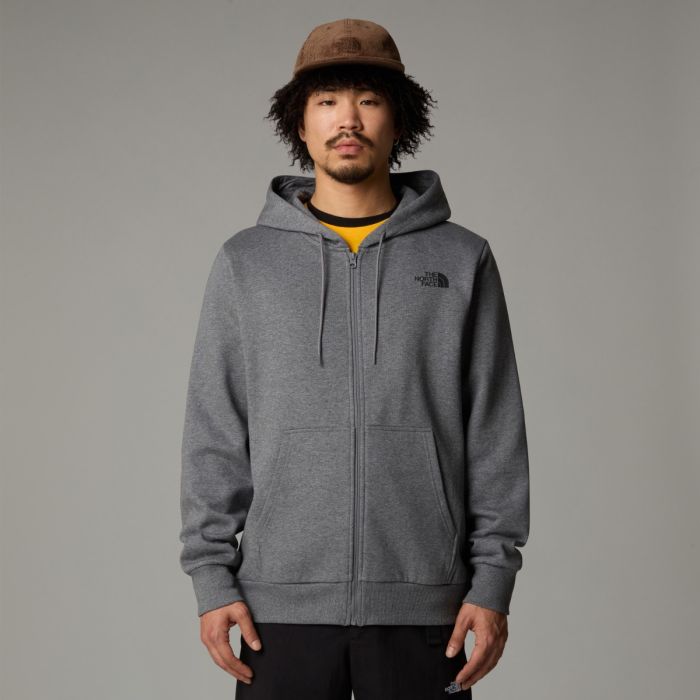 Moški pulover s kapuco SIMPLE DOME (TNF MEDIUM GREY HEATHER)