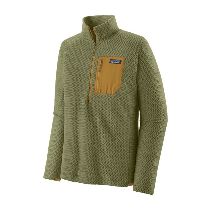 Moški flis R1 AIR ZIP NECK (Buckhorn Green)